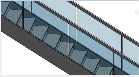 This means if you create a wall with a slope, the railing will follow the shape. RevitCity.com | Glass Panel Baluster Issue