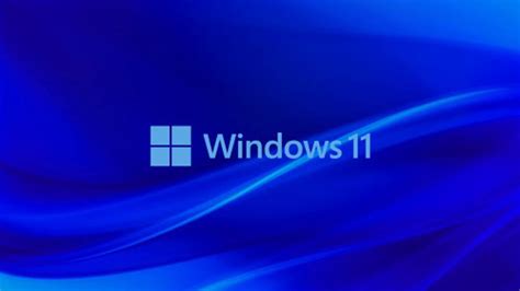 Blue Wavy Line ويندوز 11 شعار الخلفية Windows 11 Hd Wallpaper