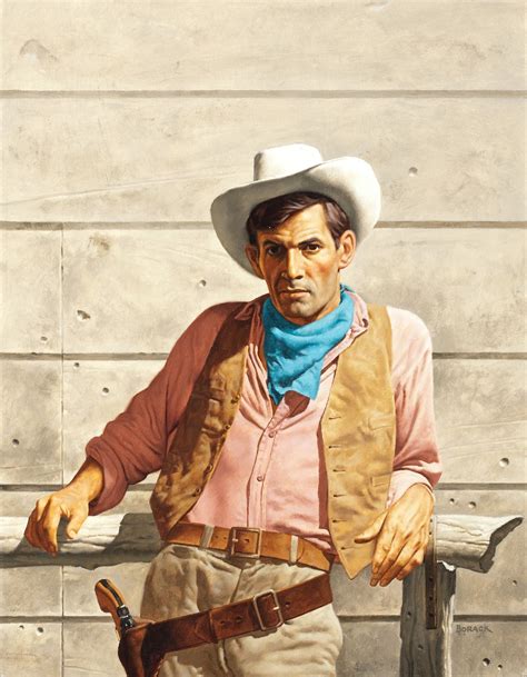 The Gunslinger By Stanley Borack Cowboy Art Western Comics Pulp Art