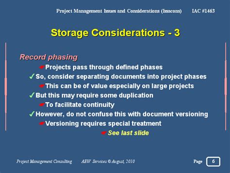 Storage Considerations 3