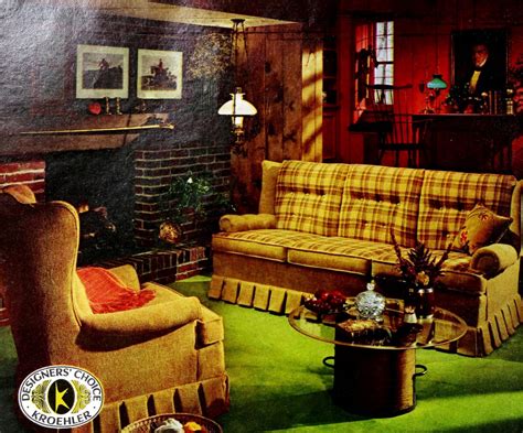 Mid Century Modern Living Room Decor Vintage Home Fashion With Bold