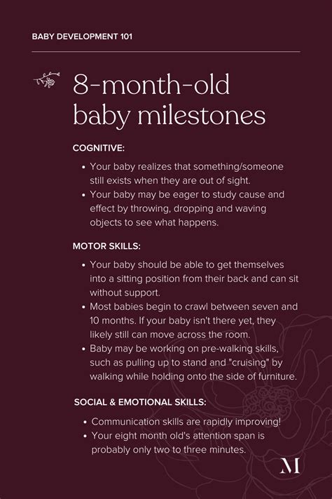 8 Month Old Baby Milestones Motherly