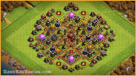 New BEST TH10 HYBRID TROPHY Defense Base 2021 Town Hall 10 Trophy