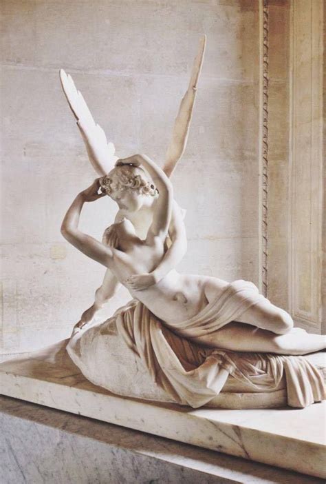 “psyche Revived By Cupids Kiss“ Sculpted By Antonio Canova At The