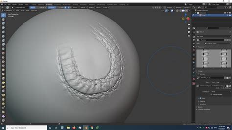 Modeling Continuous Stitch Sculpting Blender Blender Stack Exchange