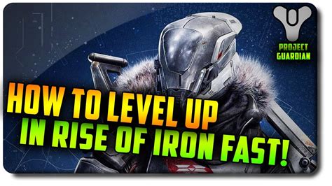 Rise of iron expansion has just been released. Destiny: How to Level Up In Rise of Iron Fast (334-400 ...