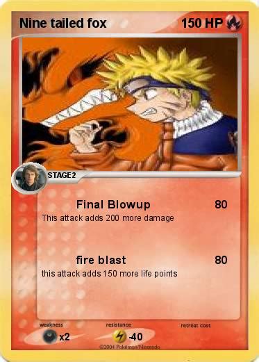 Pokémon Nine Tailed Fox 8 8 Final Blowup My Pokemon Card