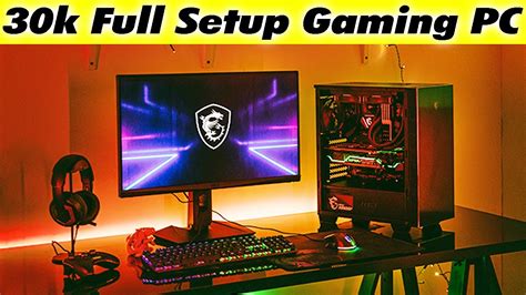 Rs 30000 Full Setup Gaming Pc For Budget Gamers 2021 Youtube