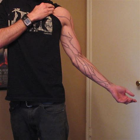 Arm Veins Vein Tattoo Submitted By Curtis Street Anatomy Flickr