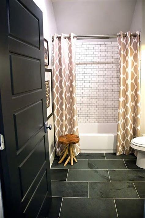 Especially grey slate floor tiles, do not show any moisture effect when used. 40 dark gray bathroom tile ideas and pictures