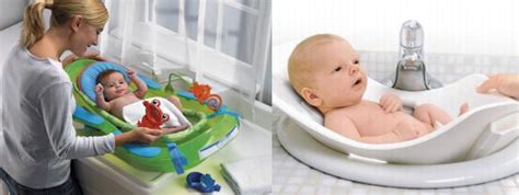 Bathing your baby while standing is a lot less stressful than squatting over the these are used as an addition to baby bathtubs. bathing baby in the sink | Baby and Mom's World