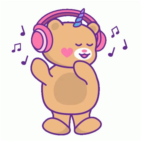 Bear Kawaii Sticker Bear Kawaii Dancing Ищите файлы и