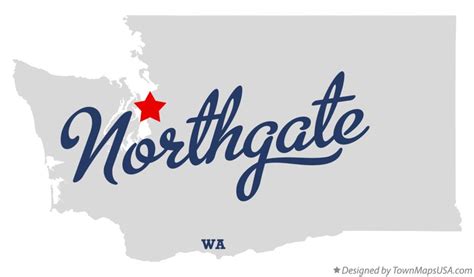 Map Of Northgate Wa Washington