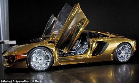 Gold Lamborghini Worth £4m Pictured In Paris Could Be Worlds Most
