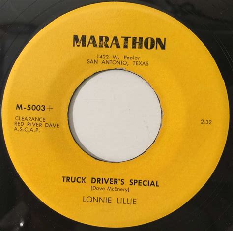 Lot 268 - LONNIE LILLIE - TRUCK DRIVER'S SPECIAL