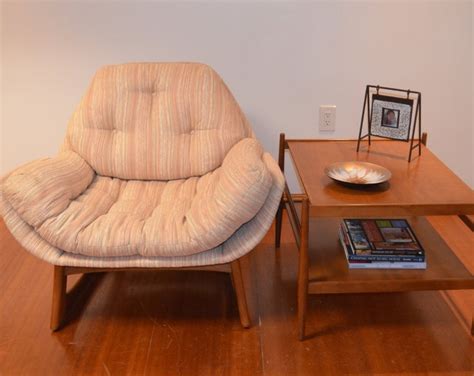 Mid Century Modern Lounge Chair In The Style Of Pearsall Etsy