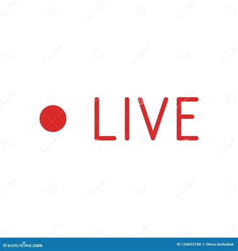 Live Stream Sign Emblem Logo Vector Illustration Stock Vector