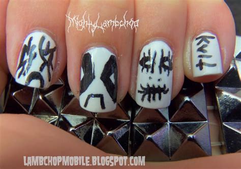 Black Metal Nails 1024x719 Several Things Nail Art Painted Nail Art