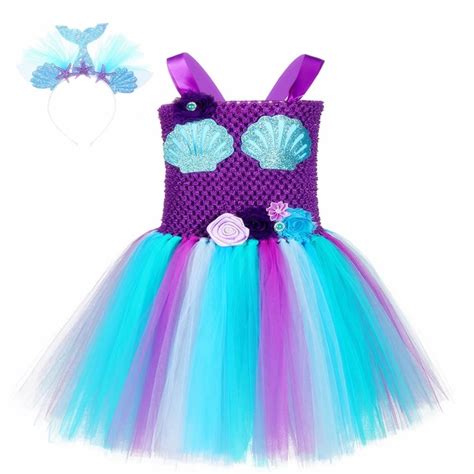 Mermaid Tutu Dress 1st Birthday Dress For Baby Girl Sku999047 37