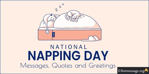 National Napping Day Wishes Quotes Status Messages