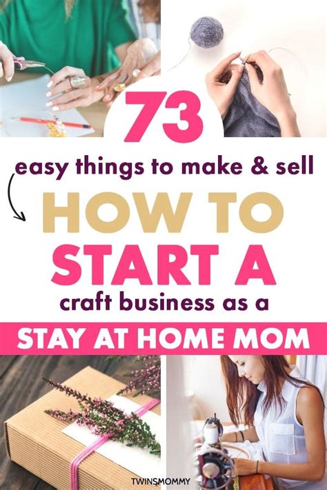 If you have an unforgettable recipe for spaghetti sauce, salsa or although selling food from home is a good way to start business , there are still some limits. 87 Crafts You Can Make and Sell as a Stay at Home Mom ...