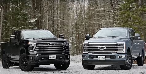 Ford F 250 Limited Vs Silverado 2500 High Country Which Luxurious Mega
