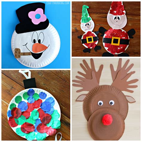 Christmas Paper Plate Crafts For Kids Crafty Morning