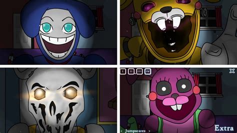 Five Nights At Freddys Animated All Jumpscares Youtube