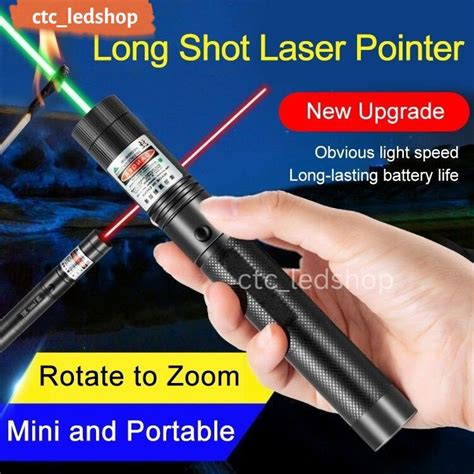 Jual Ori Laser Pointer Hijau 303 Green Laser Pointer Baterai Cas