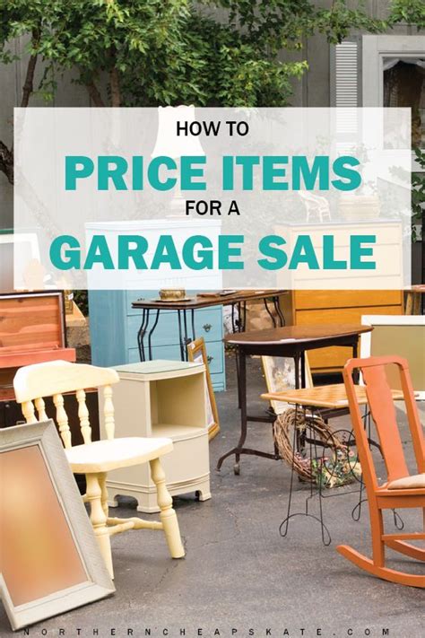How to profit from a garage sale or yard sale if you want to have a garage sale that is successful and makes you some money, then this is the guide for 90% of the time garage sale customers will negotiate over your pricing. How To Price Items For a Garage Sale | Garage sale pricing ...