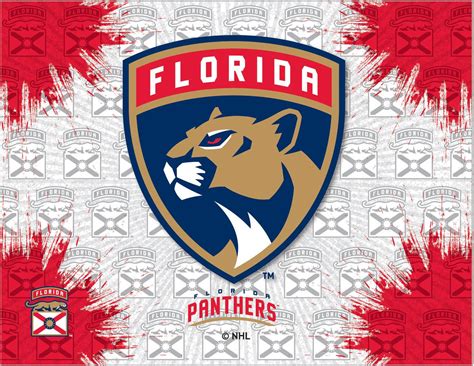 Florida Panthers Logo Canvas Print