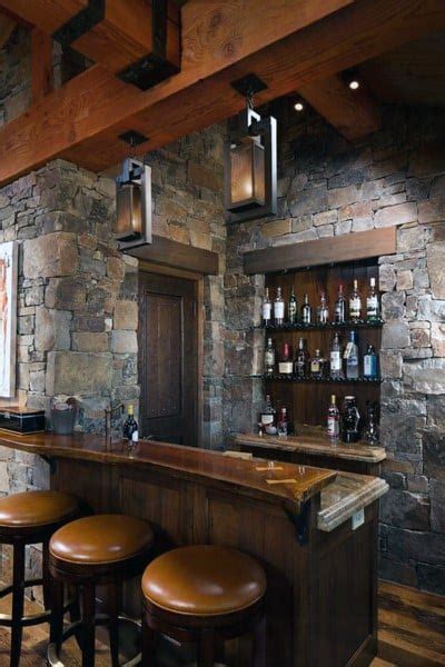 Top 70 Best Rustic Bar Ideas Vintage Home Interior Designs