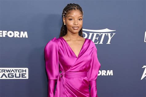 halle bailey responds to little mermaid casting backlash