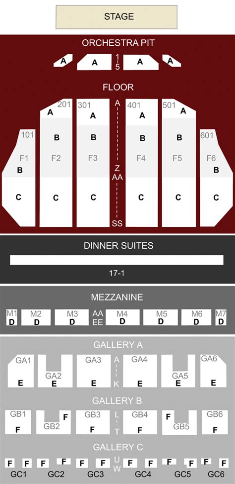 Fox Theater Atlanta Seating Chart With Numbers