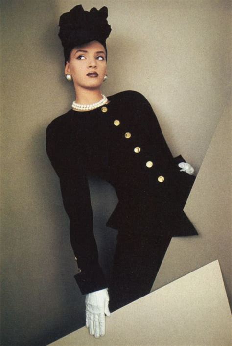 When Supermodels Ruled The World Vogue Uk 1986 Uma Thurman By