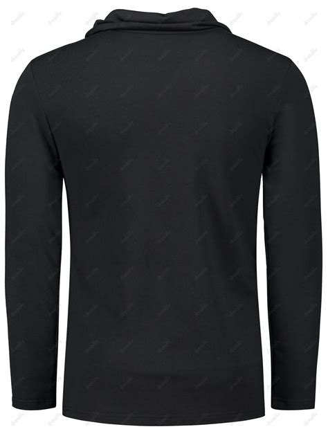 28 Off 2021 Heaps Collar Zip T Shirt In Black Dresslily