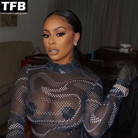 Alexis Skyy Poses In A See Through Dress Photos Onlyfans Leaked Nudes