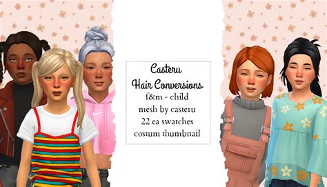 Download Casteru Hair Conversions The Sims 4 Mods Curseforge