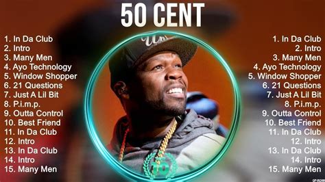 50 Cent Greatest Hits ~ Best Songs Music Hits Collection Top 10 Pop