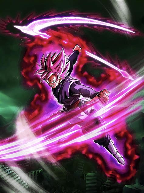 Super Saiyan Rose Goku Black Dokkan Battle Wallpaper Dragon Ball Super Goku Goku Black
