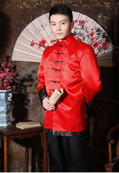 Traditional Chinese Clothing For Men Cheongsam Top Tang Suit Chinese