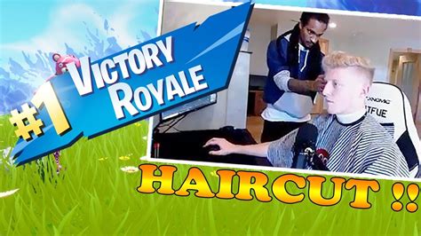 Tfue Gets A Haircut While Playing Fortnite On Stream Fortnite Battle