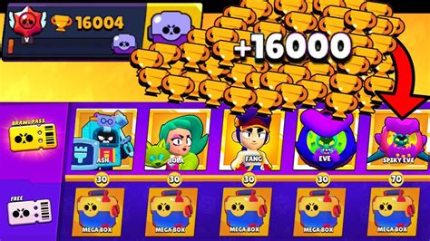 Nonstop To 16000 Trophies Without Collecting Brawl Pass Brawl Stars