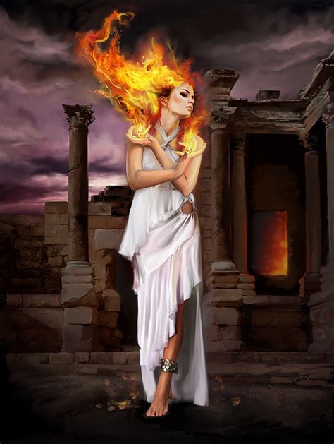 hestia greek goddess of the hearth by richard kunz in the collector s gods and goddesses art
