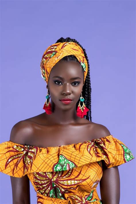 African Print Ouma Headwrap Ufumbuzi Home Beautiful African Women