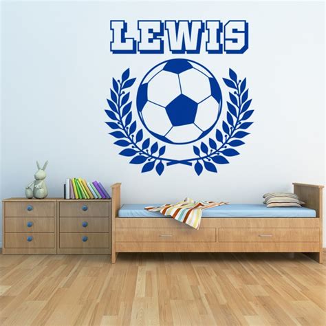 Great savings & free delivery / collection on many items. Personalised Name Wall Sticker Sport Football Wall Decal ...