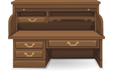 Roll Top Desk From Glitch Openclipart