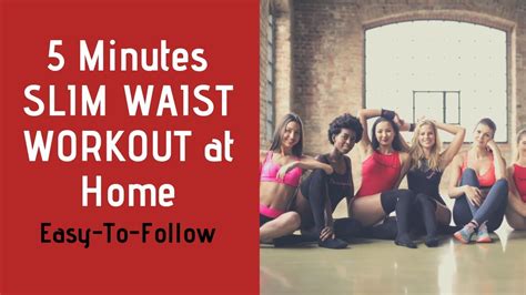 5 Minutes Slim Waist Workout No Equipment Slim Waist Exercise For