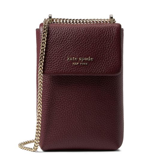 Kate Spade Veronica Pebbled Leather Northsouth Crossbody In Purple Lyst
