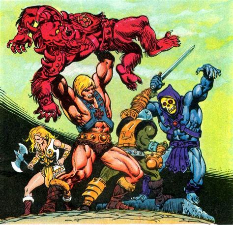 Masters Of The Universe Comic Books Art Comic Book Cover Childrens